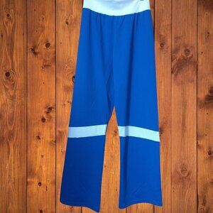 GAME Active Wear Women's Small Blue White Activewear Pull On Pants Athleisure